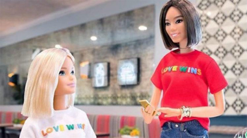 Camiseta da Barbie em apoio ao casamento gay foi comemorada por seguidores no Isntagram (Foto: Divulgação)
