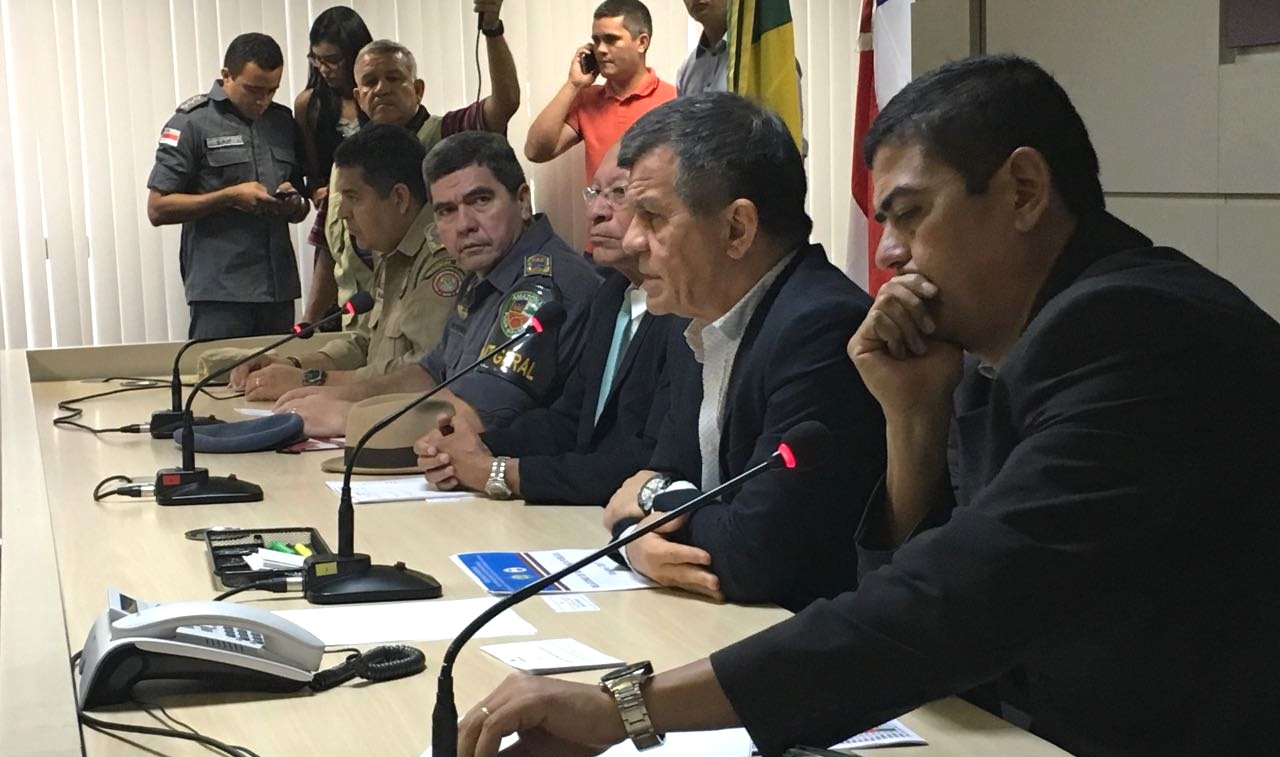 Secretário Bosco Saraiva apresentou indicadores sobre criminalidade com números favoráveis a SSP-AM (Foto: ATUAL)