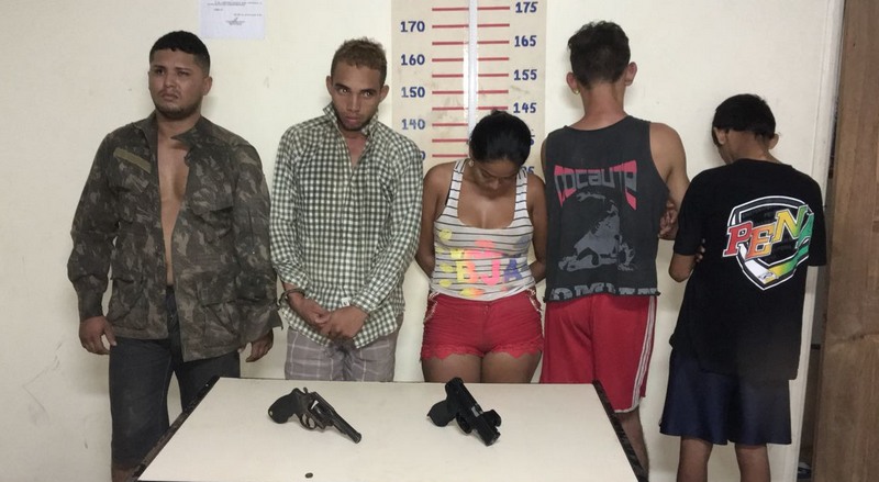 Suspeitos foram presos na manhã desta quarta-feira em Itacoatiara (Foto: PC/Divulgação)