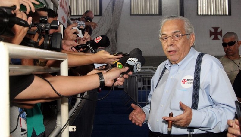 Eurico Miranda foi reeleito no comando do Vasco, mas adversário contesta votos de urna (Foto: Paulo Fernandes/Vasco.com)