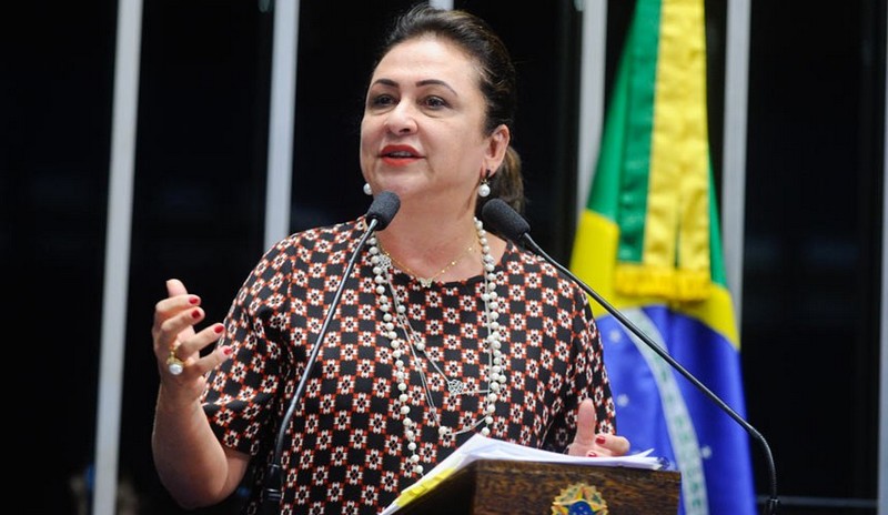 Senadora Kátia Abreu foi expulsa por unanimidade pelo conselho de ética do PMDB (Foto: Agência Senado)