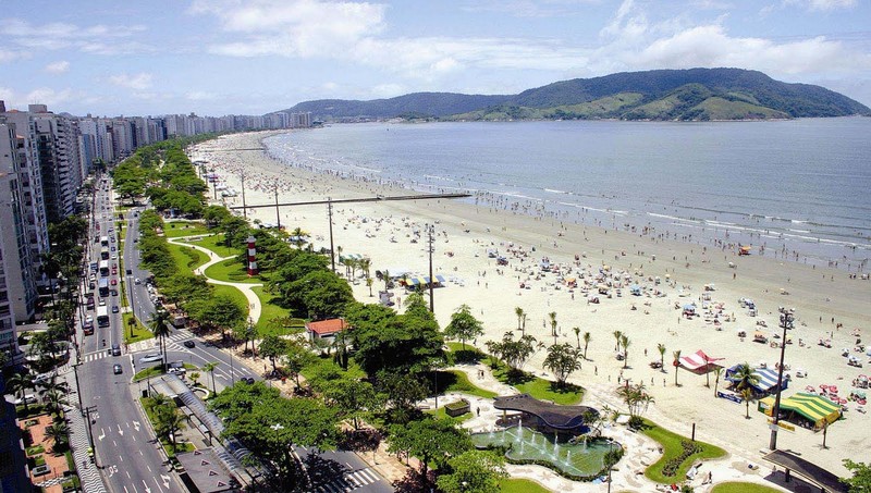 Contaminação por cocaína nas praias de Santo é maior durante o carnaval (Foto: Divulgação)