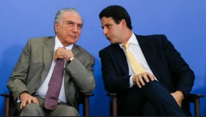 Michel Temer foi informado por Bruno Araújo que deixaria o governo (Foto: Beto Barata/PR)