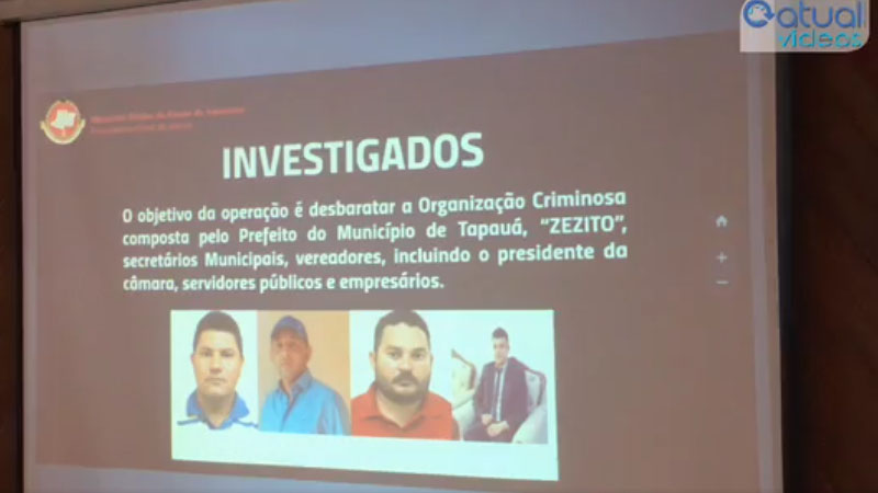Prefeito de Tapauá e vereadores são os principais envolvidos em esquema de fraude que desvio R$ 60 milhões, diz MP-AM (Foto: Reprodução)