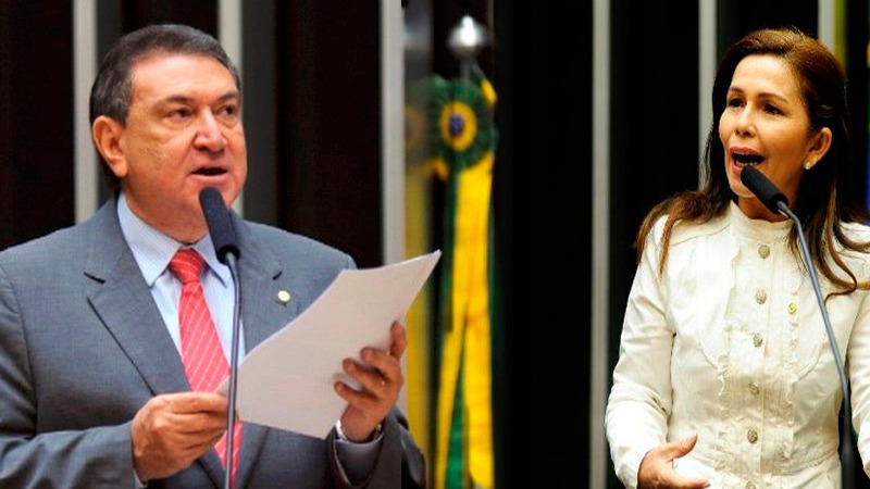 Extremos: Átila Lins foi o que mais apresentou justificativas para faltas e Conceição Sampaio é a única assídua na Câmara dos Deputados (Fotos: Ag. Câmara)