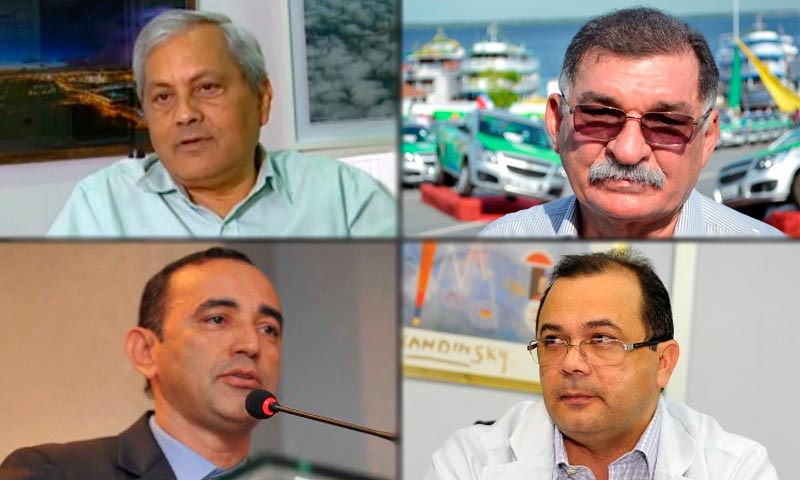 Evandro Melo, Wilson Alecrim, Afonso Lobo e Pedro Elias de Souza