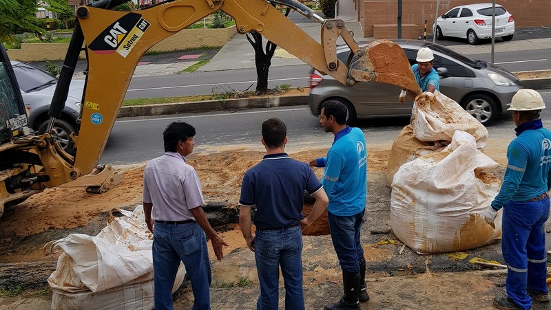 Manaus Ambiental terá que fazer vistoria nos serviços de reparo de vazamento na rede de distribuição de água (Foto: Divulgação)