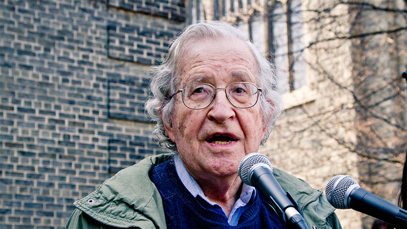 Noam Chomsky diz que liberdade proporcionada pela internet gera o discurso do ódio (Foto: Divulgação)