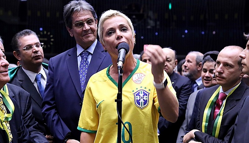 Roberto Jeferson indicou sua filha, Cristiane Brasil para o cargo de Ministra do Trabalho (Foto: Antonio Augusto/Câmara dos Deputados)