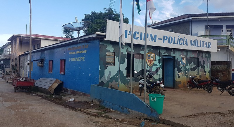 Delegacia de polícia de Eirunepé: MP apura se policiais militares sofreram perseguição política (Foto: MP-AM/Divulgação)