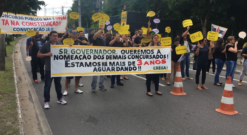 Concursados pedem convocação para evitar ações na Justiça com o fim de validade do concurso de 2014 (Foto: ATUAL)