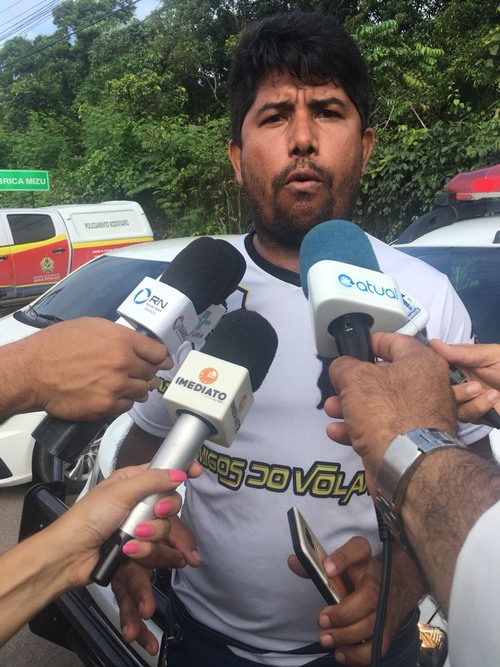 Edmilson Aguiar, líder dos caminhoneiros, afirmou que não há risco de desabastecimento em Manaus (Foto: ATUAL)