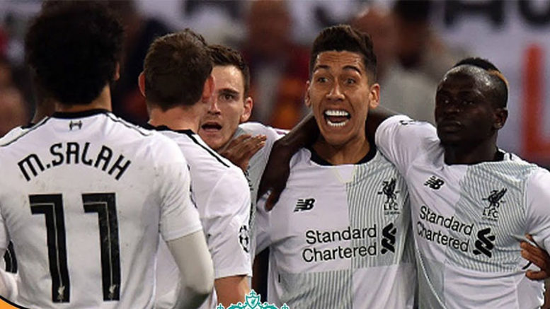 Roberto Firmino celebra classificação do Liverpool à final da Liga dos Campeões (Foto: YouTue/Reprodução)