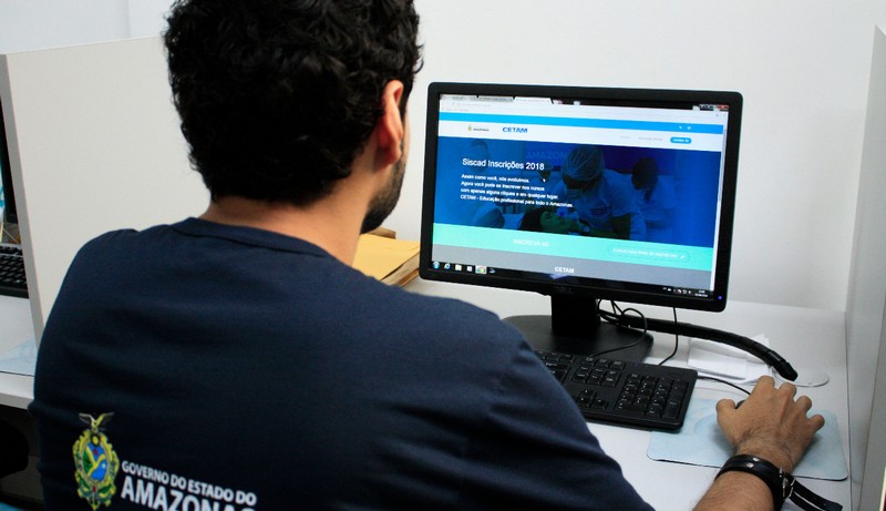 Inscrições para cursos à distância será feita no dia 20 de junho, no site do Cetam (Foto: Cetam/Divulgação)