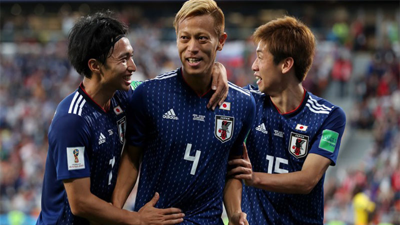 Honda saiu do banco de reservas para marcar gol de empate do Japão contra o Senegal (Foto: Fifa/Divulgação)