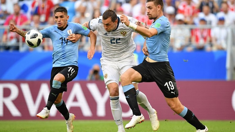 Uruguai fez 3 a 0 contra a Rússia e mostrou que pode incomodar favoritos ao título (Foto: Fifa/Divulgação)