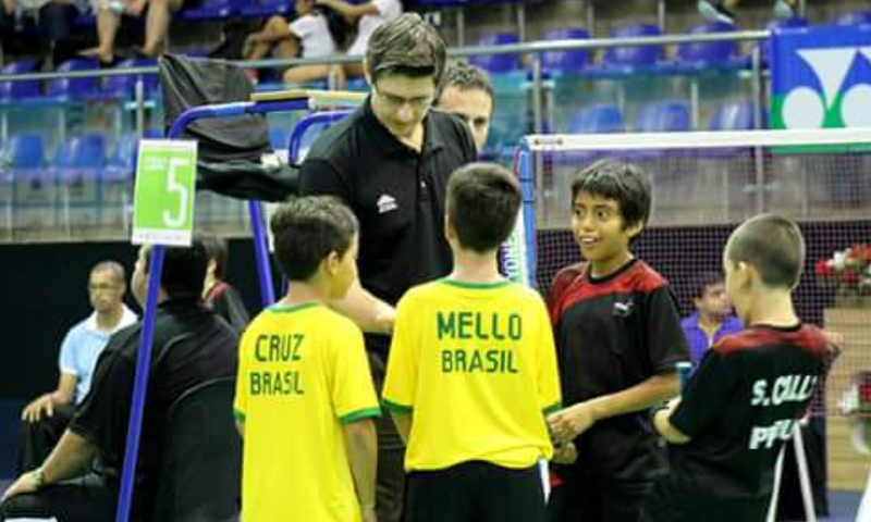 Gustavo Cruz campeão de Badminton