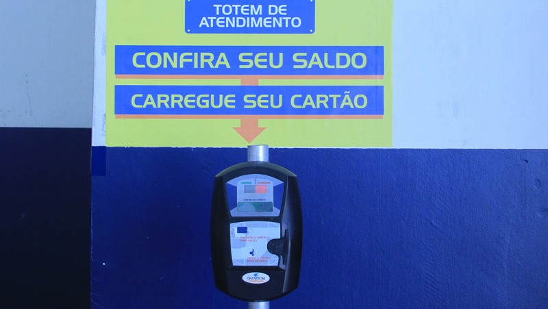 Totens permite conferir saldo e validade de créditos adquiridos no cartão Passafácil (Foto: Sinetram/Divulgação)