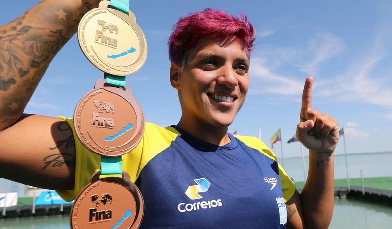 Ana Marcela Cunha, campeã mundial de maratona aquática, irá nadar no Rio Negro (Foto: Divulgação)