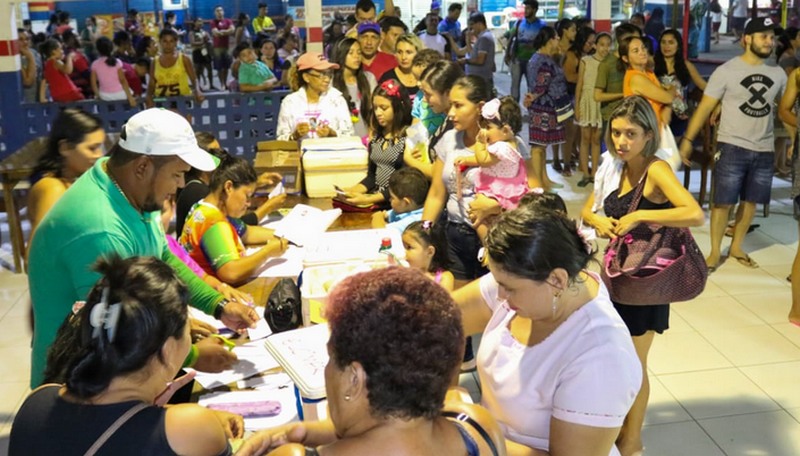 Vacinação contra o sarampo é intensificada em Manaus para impedir avanço da doença (Foto: Semsa/Divulgação)