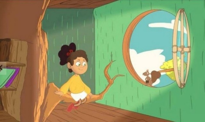 Personagem usa linguagem de libras e animação é destinada ao público infantil (Foto: YouTube/Reprodução)