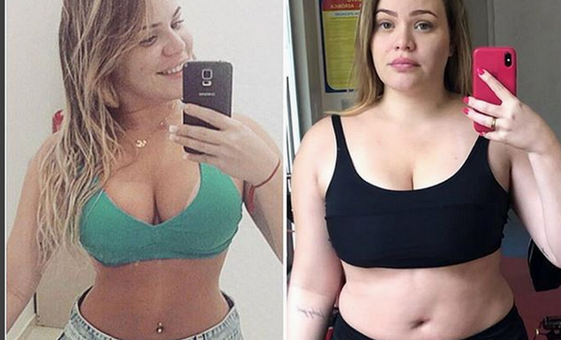 Paula Leite havia perdido cerca de 36 quilos, mas voltou a ganhar peso após lesionar o joelho esquerdo (Foto: Instagram/Reprodução)