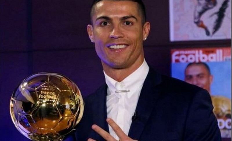 Cristiano Ronaldo foi premiado cinco vezes com a Bola de Ouro (Foto: Instagram/Reprodução)