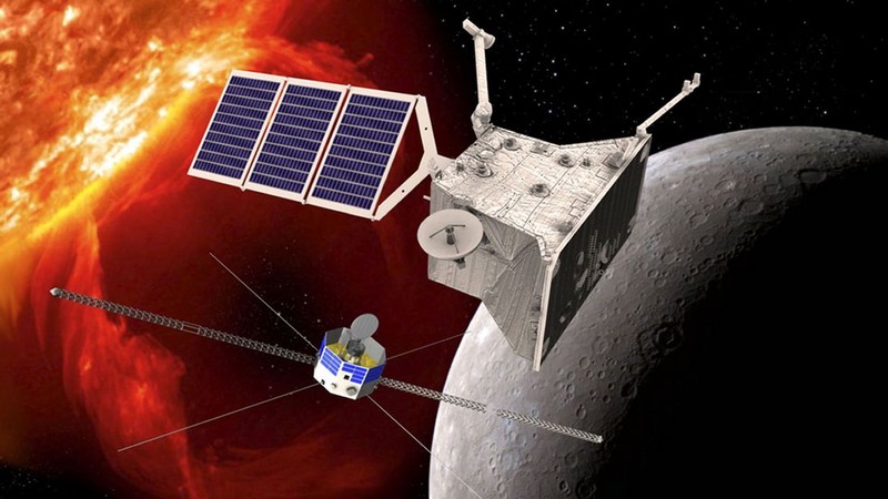 Simulação em computador da proximidade da sonda BepiColombo com Mercúrio: condições infernais (Foto: Divulgação)