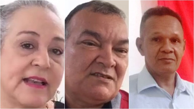 Lúcia Antony, Berg da UGT e Sidney Cabral ainda não declararam apoio a candidatos no 2º turno (Fotos: ATUAL)