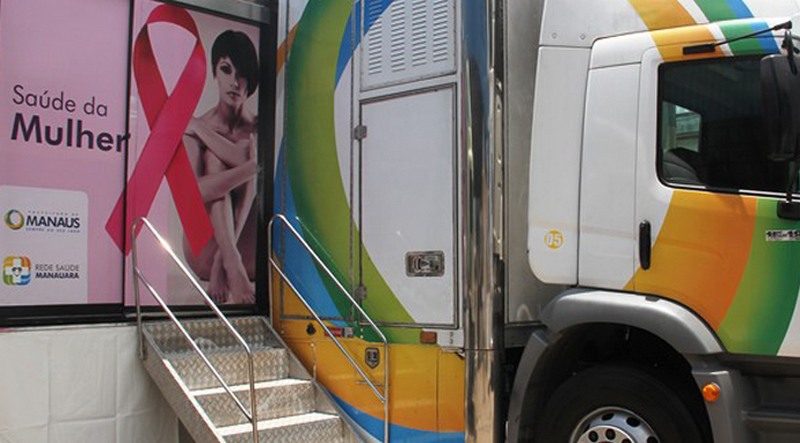 Carreta da Mulher é uma das unidades móveis que tiveram o serviço suspensos (Foto: Semcom/Divulgação)