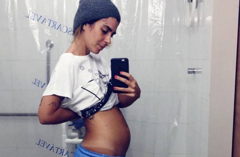 Lua Leça mostrou barriga de grávida ao anunciar gravidez no Instagram (Foto: Instagram/Divulgação)
