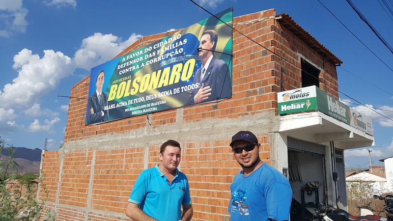 Luís Carlos e Jango Beltiman, eleitores de Bolsonaro no Ceará