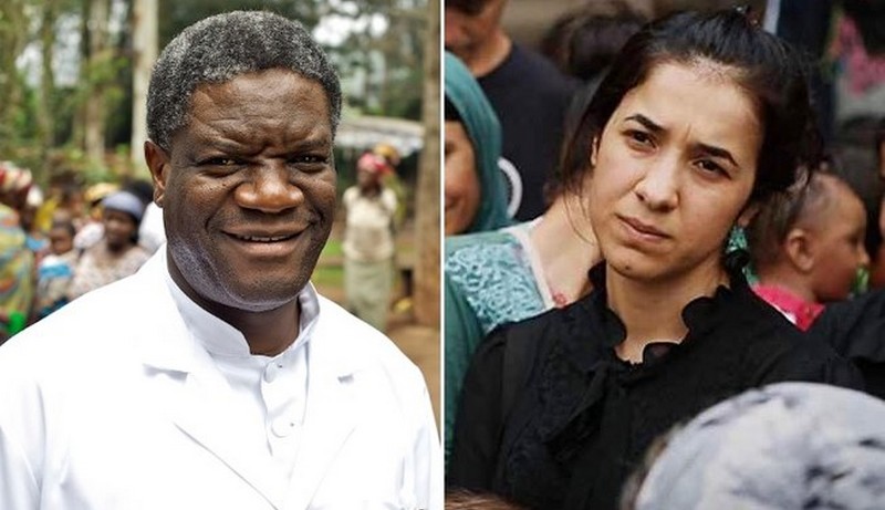 Denis Mukwege e Nadia Murad, que lutam contra a violência sexual receberam o Nobel da Paz (Foto: YouTube/Reprodução)