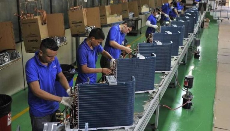 Fábrica chinesa da marca Gree em Manaus: incentivo fiscal e modelo de fabricação com importação de insumos (Foto: Gree/Divulgação)