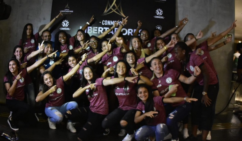Time do Iranduba foi o anfitrião no sorteio dos grupos da Copa Libertadores Feminina (Foto: Mauro Neto/Sejel)