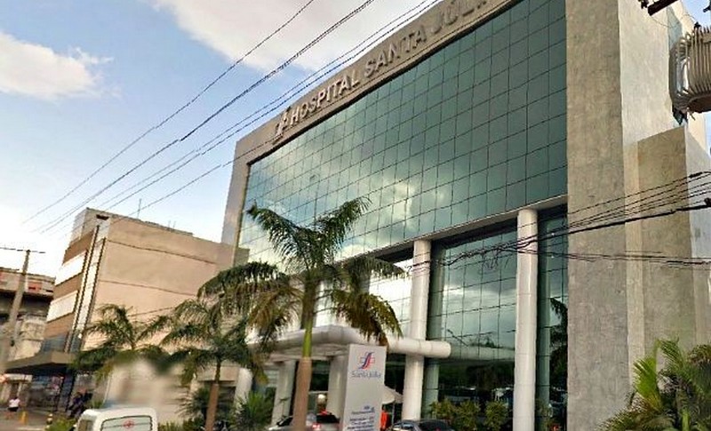 Hospital Santa Júlia demitiu funcionária que beijou colega de trabalho no horário de serviço (Foto: Google Maps/Reprodução)