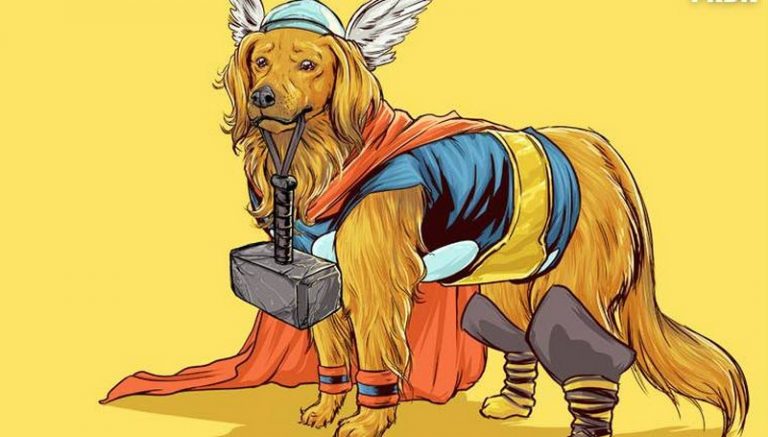 Thor é o nome preferido pelos brasileiros para batizar seus cães machos, revela censo (Foto: behance/JoshuaLynch/Reprodução)