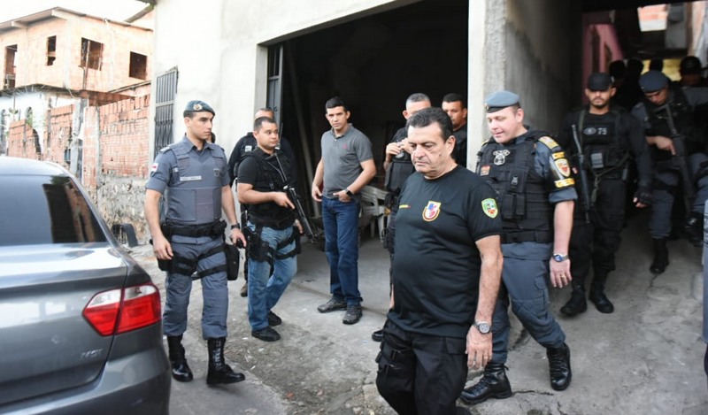 Louismar Bonates comandou operação policial nesta sexta-feira na zona oeste de Manaus (Foto: Patrick Motta/ATUAL)