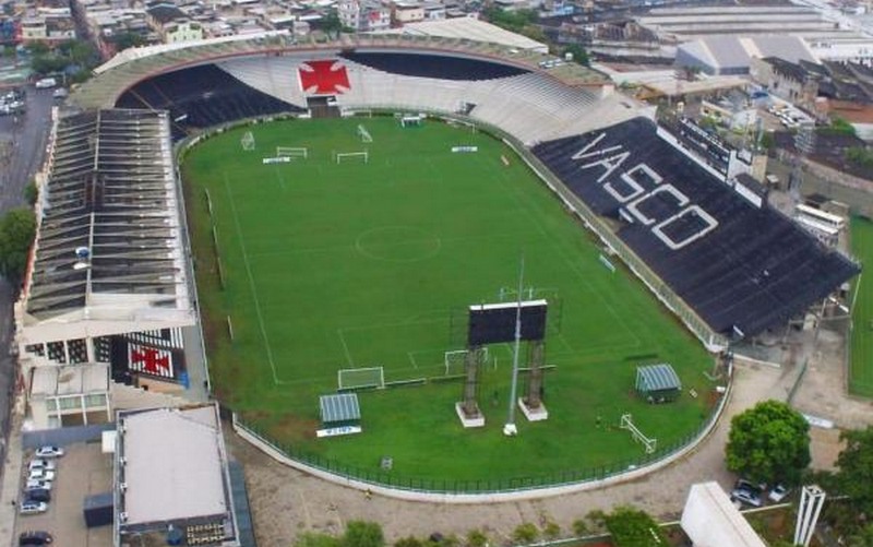 Estádio de São Januário, sede do Vasco, está sem água desde dezembro por dívida com concessionária (Foto: Marcelo Sadio/Vasco)