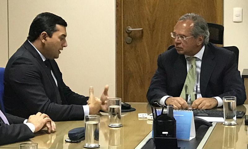 Wilson Lima e Paulo Guedes
