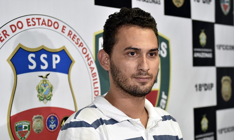 Andson Carvalho diz que não se lembra do crime (Foto: Erlon Rodrigues/PCAM/Divulgação)