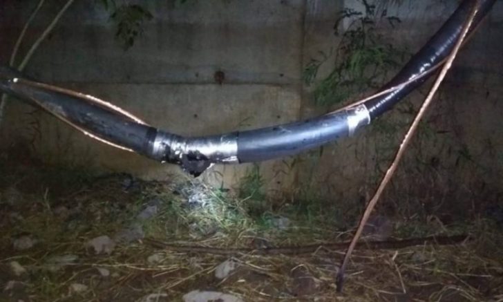 Cabo subaquático sofreu ação de vândalos