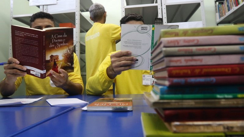 Projeto aceita apenas obras literárias, sem apologia ao crime (Foto: Seap-/Divulgação)