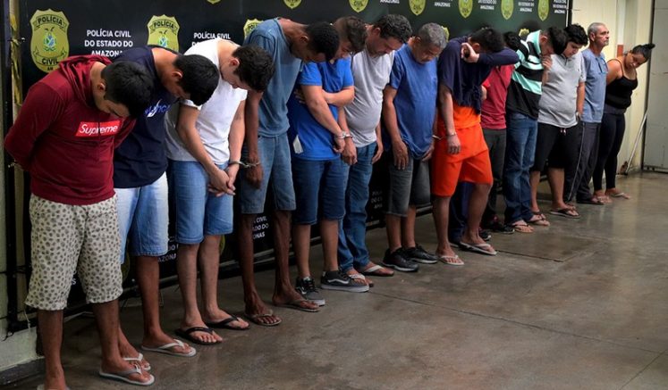 Suspeitos foram presos em operação que durou cinco dias (Foto: Alailson Santos/PCAM)