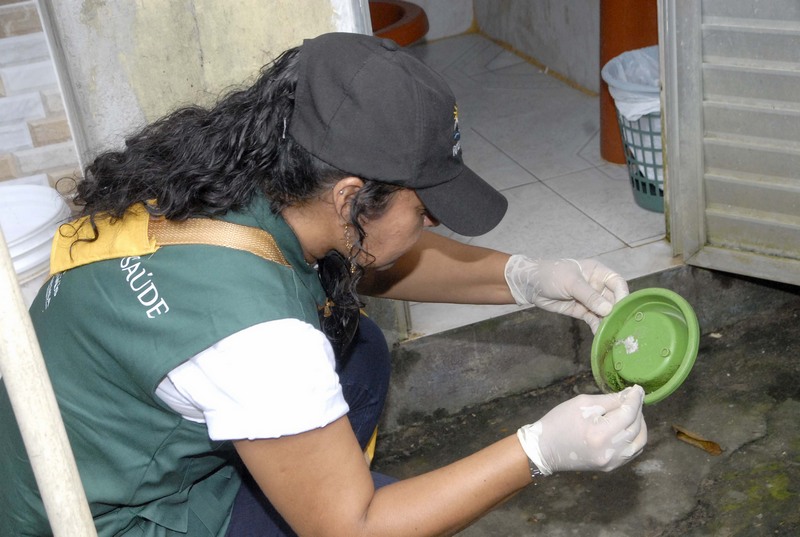 Agentes de endemias intensificaram vistorias nas casas (Foto: José Nildo/Semsa)