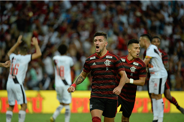 Arrascaeta marcou gol de empate, que levou decisão aos pênaltis (Foto: Alexandre Vidal/Flamengo)