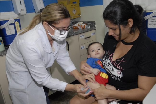 Crianças estão no grupo prioritário para vacinação (Foto: José Nildo/Semcom)