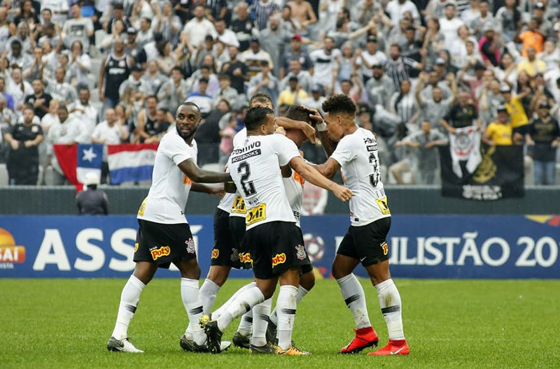 Corinthians venceu neste domingo e ficou perto da classificação (Foto: Rodrigo Gazzanel/Ag. Corinthians)