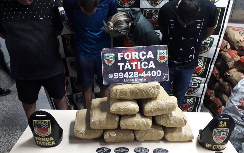 Polícia recebeu denúncia anônima sobre droga (Foto: PC-AM/Divulgação)