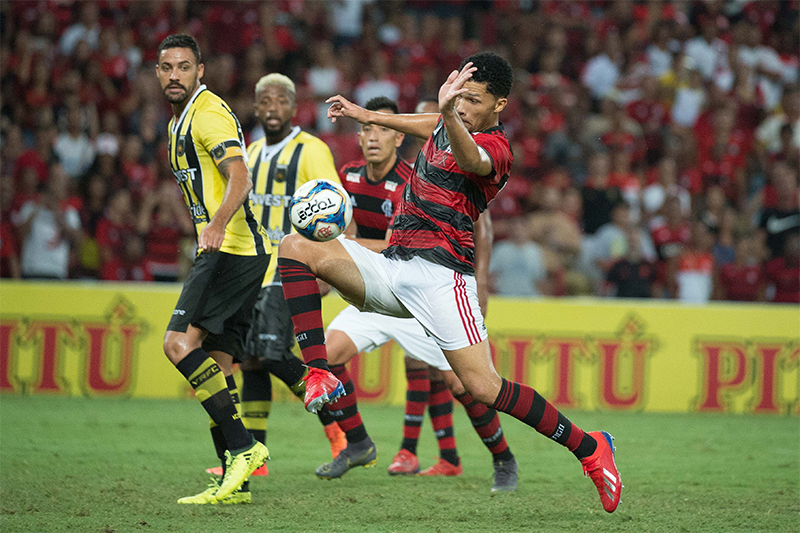 Flamengo jogou com time reserva e ficou no 0 a 0 (Foto: Alexandre Vidal/Flamengo)